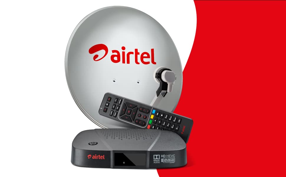 Airtel DTH HD Set Top Box | 6 Months Entertainment HD Pack I Free Standard Installation | Recording Feature 41eprYoCKsL